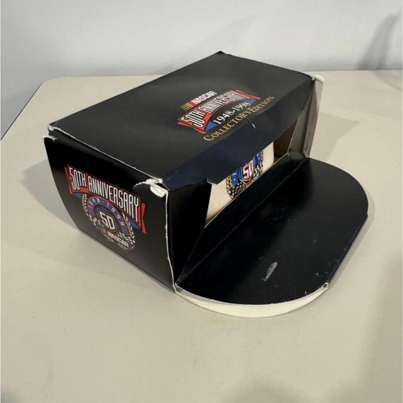 Rare NASCAR 50th Anniversary Hat signed by Dale Blaney. Comes in original box! - Picture 2 of 3